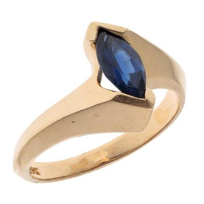 Sapphire, 14k Yellow Gold Ring
