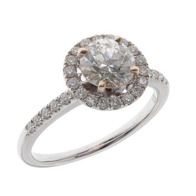 Diamond, 18k White Gold Ring