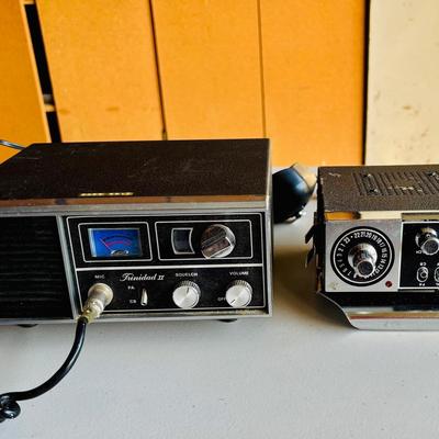 Vintage CB Radios – G.E. Trinidad II & Courier Renegade (2-Piece Lot)