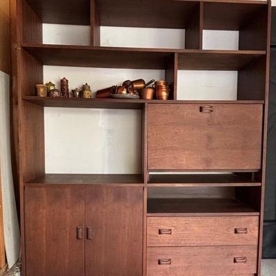 Vintage Mid-Century Modern Wall Unit 