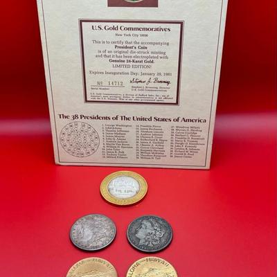 Vintage Coin Collection Lot – Includes Limited Edition Presidents’ Coin