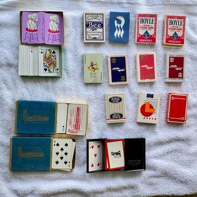 Vintage Playing Card Deck Lot – Airlines, Cruise Lines, Casinos & More 