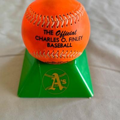 Vintage Collector’s Lot – Finley Baseball + Coca-Cola Olympic Pin Set