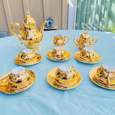 Vintage Bavaria 22K Gold Tea Set – Piece Porcelain