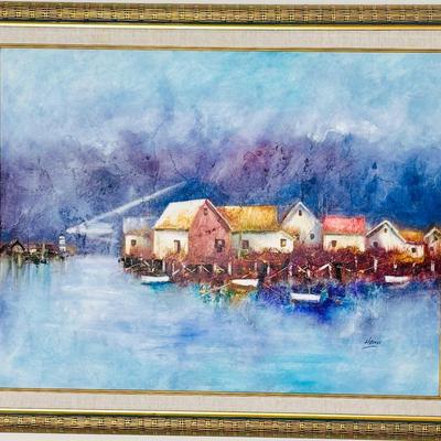 Original Painting Signed By Harmon, Framed