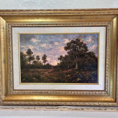 Original Oil Painting “The Trees of Summer” by Heinie Hartwig – Framed Landscape Art