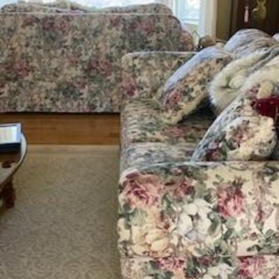 Upholstered sofas matching
