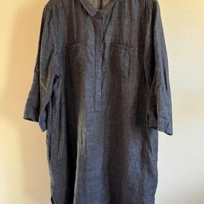 Linen Shirt Dress – Eileen Fisher