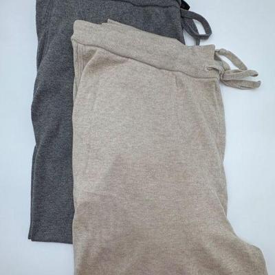 Cotton Lounge Pants Pair - Eileen Fisher