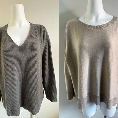 Cotton & Cashmere Sweater Pair B - Eileen Fisher
