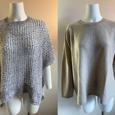 Wool & Cotton Sweater Pair I - Eileen Fisher
