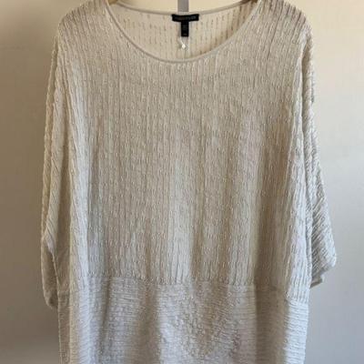 Incredible Silk Beaded Top - Eileen Fisher - New w/ Tag