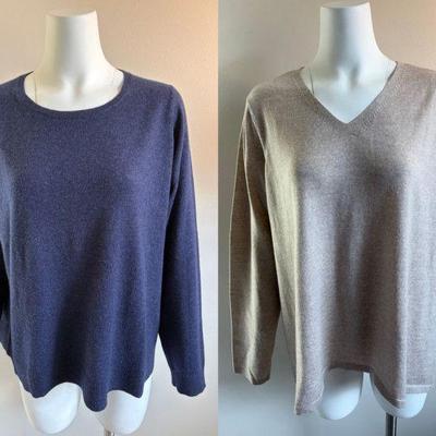 Wool & Cashmere Sweater Pair H - Eileen Fisher