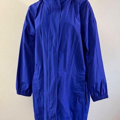 Purple-Blue Rain Jacket - Eileen Fisher