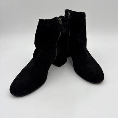 Black Suede Boots - Eileen Fisher