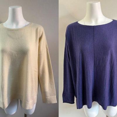 Cashmere & Wool Sweater Pair F - Eileen Fisher