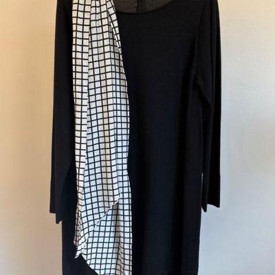 Wool Knit Dress & Scarf - Eileen Fisher/Ralph Lauren