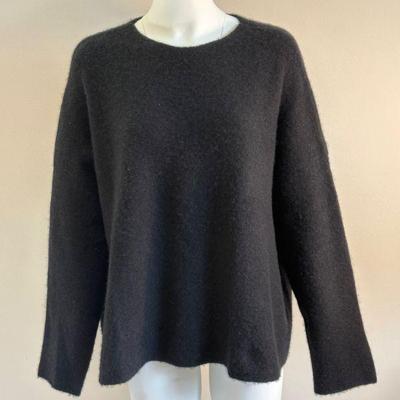 Thick Black Cashmere Sweater - Eileen Fisher