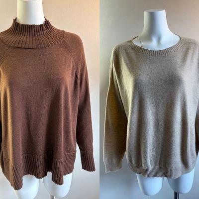 Wool & Cashmere Sweater Pair - Eileen Fisher