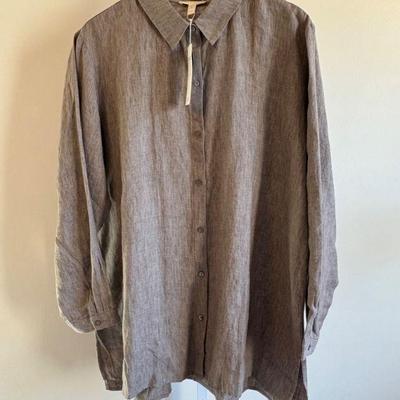 Linen Shirt - Eileen Fisher - New w/ Tag