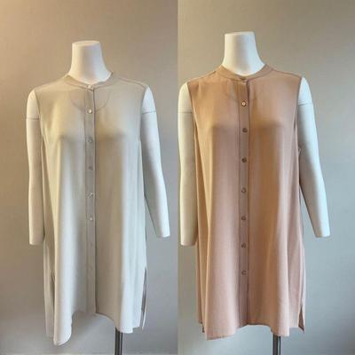 Sleeveless Silk Tunic Pair - Eileen Fisher