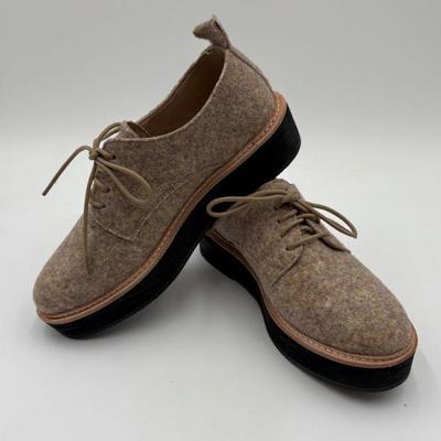 Felted Wool Oxfords - Eileen Fisher - Appear New