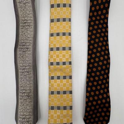 Tie Trio for "Menswear" Look - Various Makers
