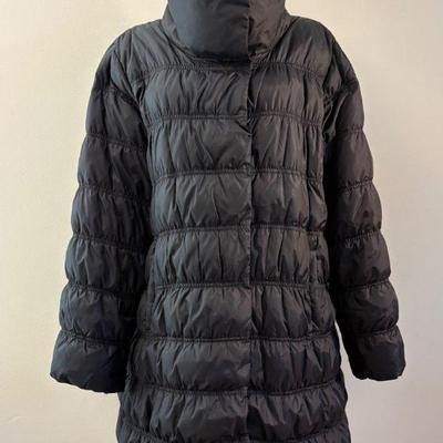 Black Puffer Coat - Eileen Fisher