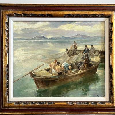 BO014 - Fishermen by Pal Udvary