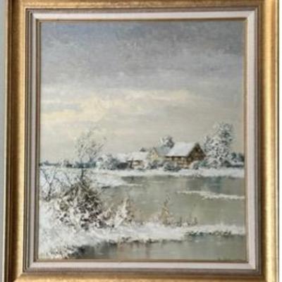 BO013 - Winter Landscape by Willi Bauer