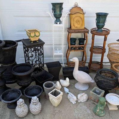 Planters, Stands, Animal Decor & More
