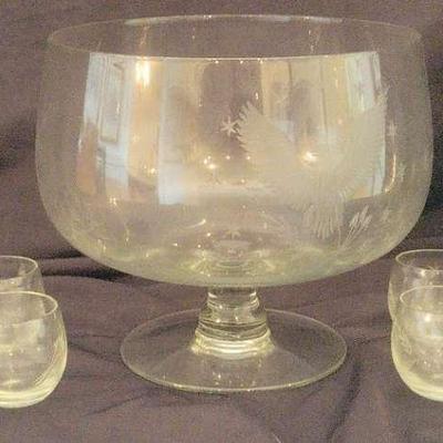 Etched Glass Punch 