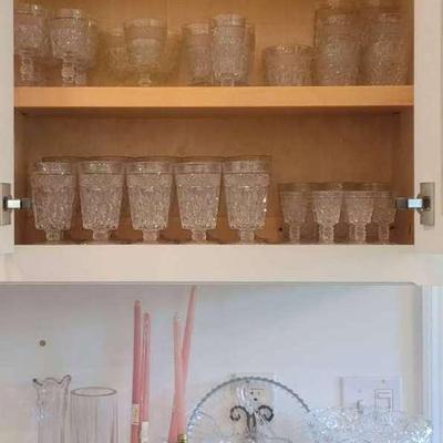 Heavy Cut Glass Barware