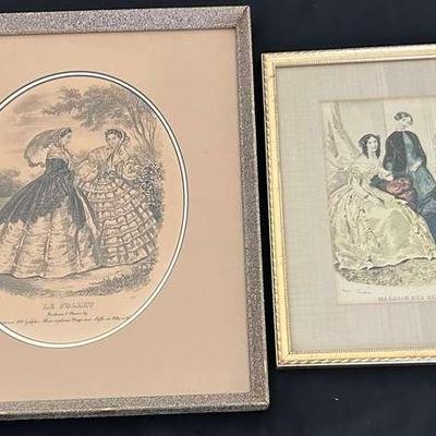 Antique ‘LE FOLLETT’ Boulevard Martin Numbered Print Plus More