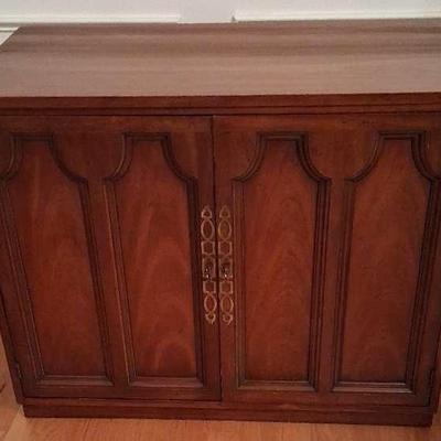 Heritage Wood Side Table With Drawers