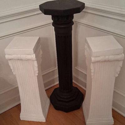 Three Plaster Pillars