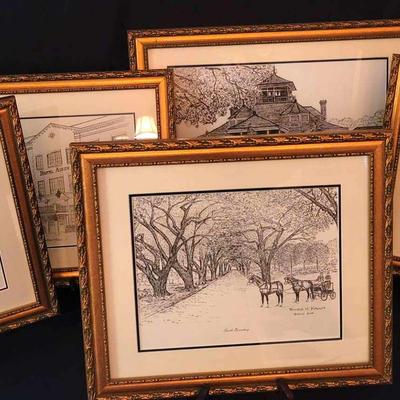 Aiken SC Historical Artwork By Ronald H Krenta