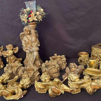 Gold Angel Decor