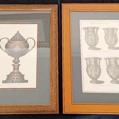 Etruscan Ancient Greek Vases Print & Neoclassical Urn Print