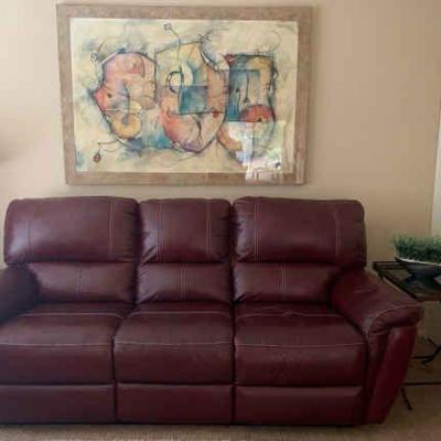Ri220v electric reclining sofa and art