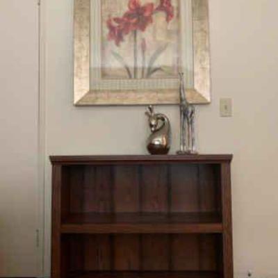 Ri227 bookcase and art