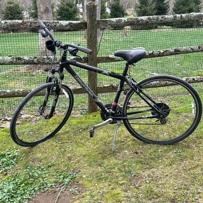 GARY FISHER TIBURON BICYCLE | Gary Fisher Tiburon 17.5” frame bicycle with shimano 7-speed gears and Tektro brakes. - h. 42 x w. 25 x l....