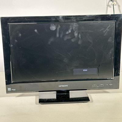 HITACHI 22” LED TV | Hitachi 22in. LED television, Model No. LE19S304. Dimensions: h. 13.5 x w. 18.25 x d. 6 in (incl. base)