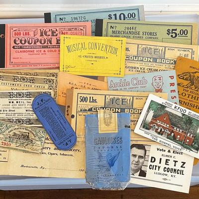 Vintage Advertising Ephemera 