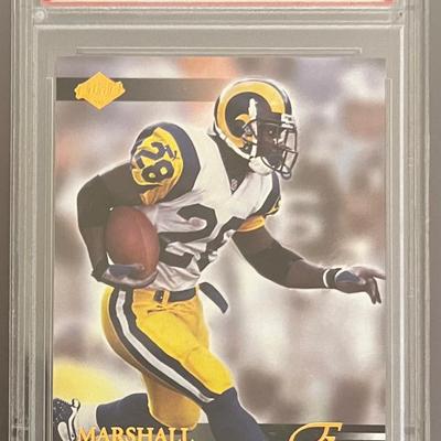 2000 Collectors Edge Marshall Faulk Football Card, 10 Gem Mint