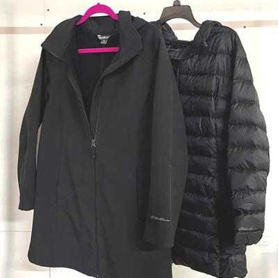 Eddie Bauer Down Coat and Parka, XL