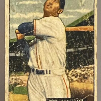 1951 Bowman Ted Williams Baseball Card