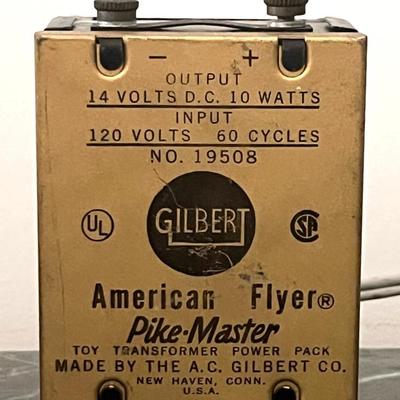 Gilbert American Flyer Pike-Master Toy Transformer Power Pack