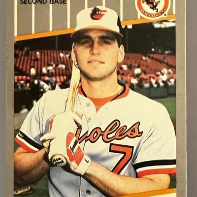 1989 Fleet Bill Ripken F#*• Face Error Baseball Card