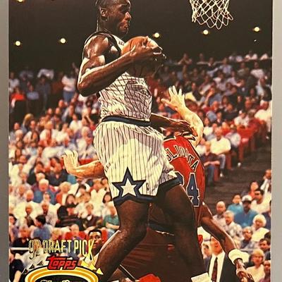 1993 Topps Stadium Club Shaquile O’Neal Draft Pick Basketball Card
